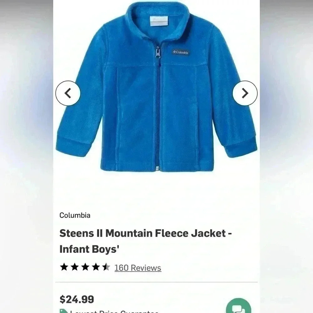 Columbia Steens II Mountain Fleece Jacket - Infant Boys' 6-12mo